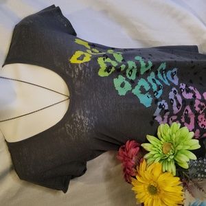 Pacsun Nollie skater burnout top shirt tee XL